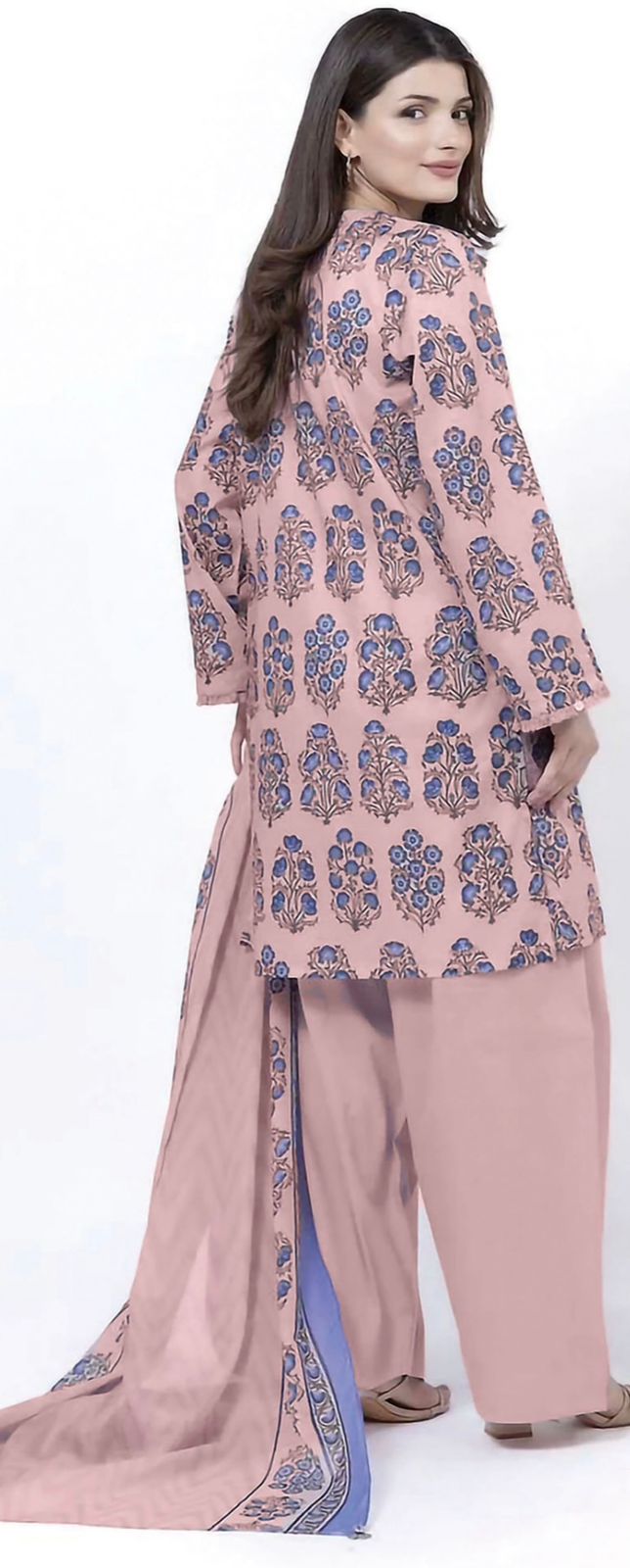 Khaadi Unstitched 3 Piece - Printed Khaddar Suit