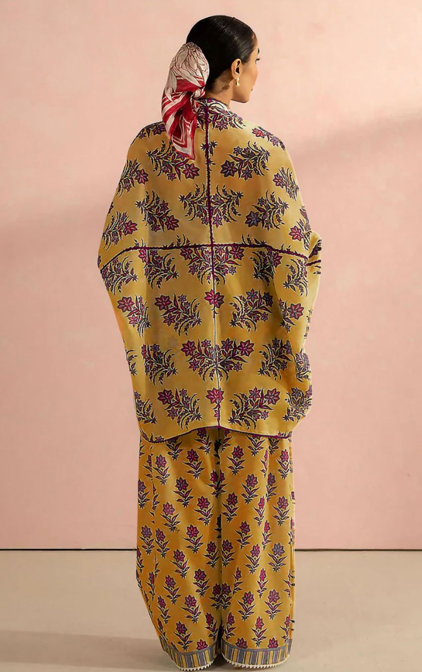 COCO Unstitched 3 Piece - Printed Khaddar Suit
