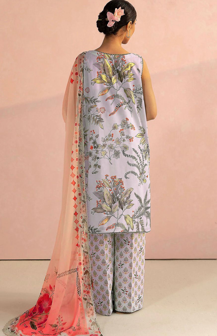 COCO Unstitched 3 Piece - Printed Khaddar Suit