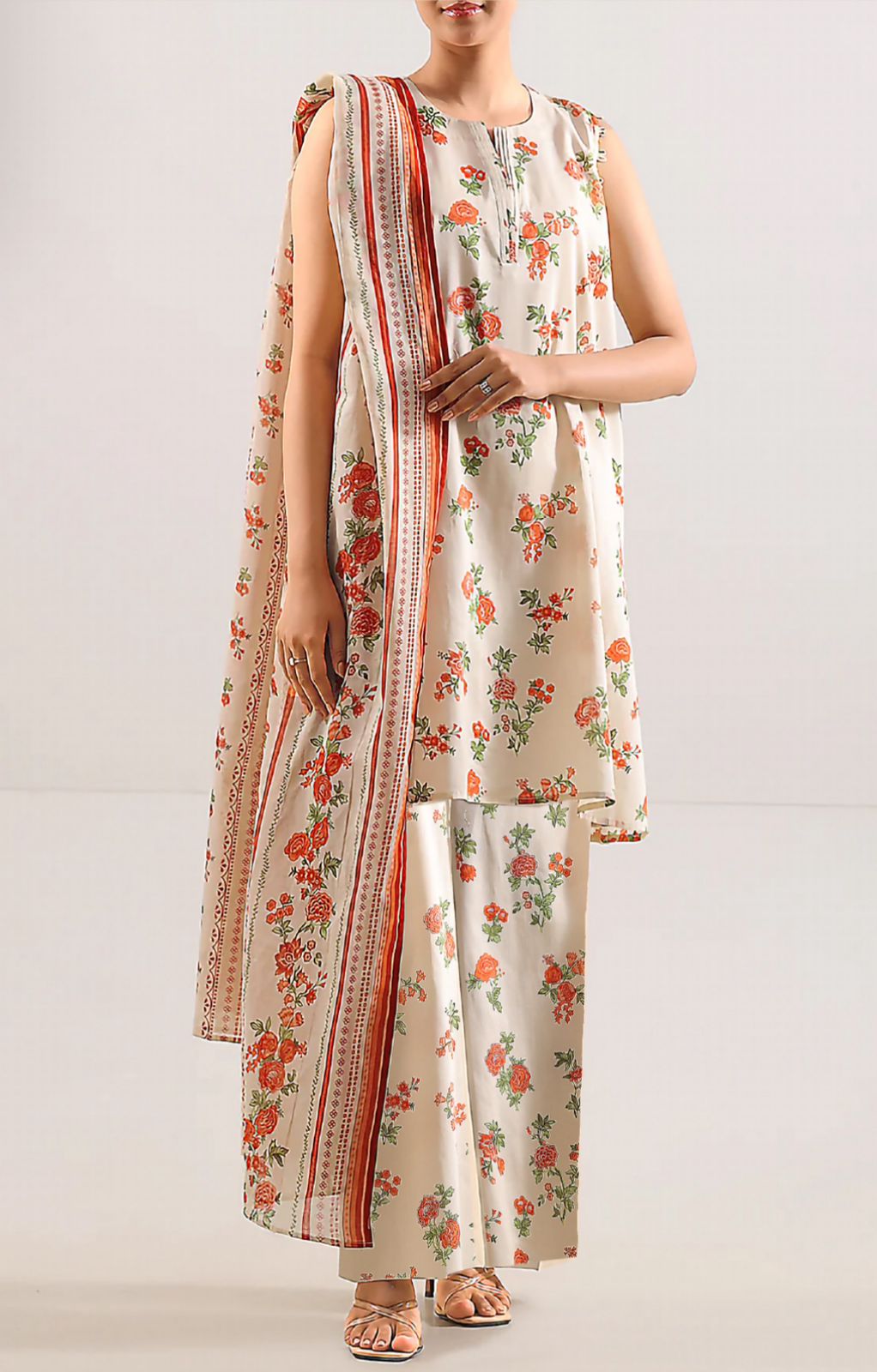 Kayseria Unstitched 3 Piece - Printed Fancy Khaddar Suit