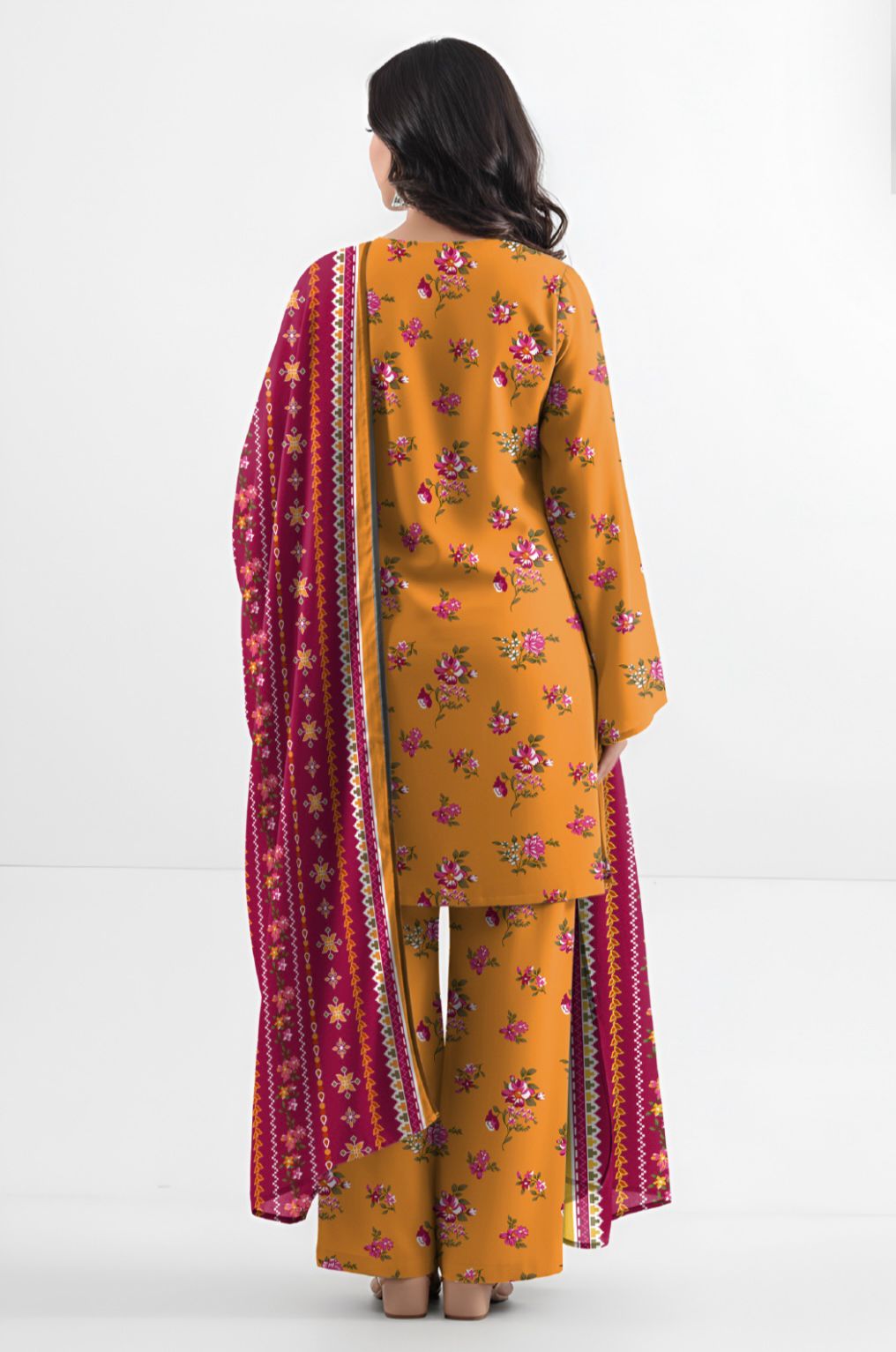 Kayseria Unstitched 3 Piece - Printed Fancy Khaddar Suit