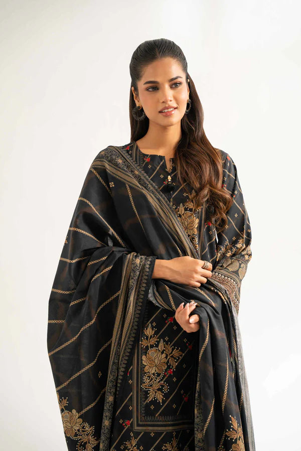 Nishat Unstitched 3 Piece - Printed Khaddar Suit - 42501980