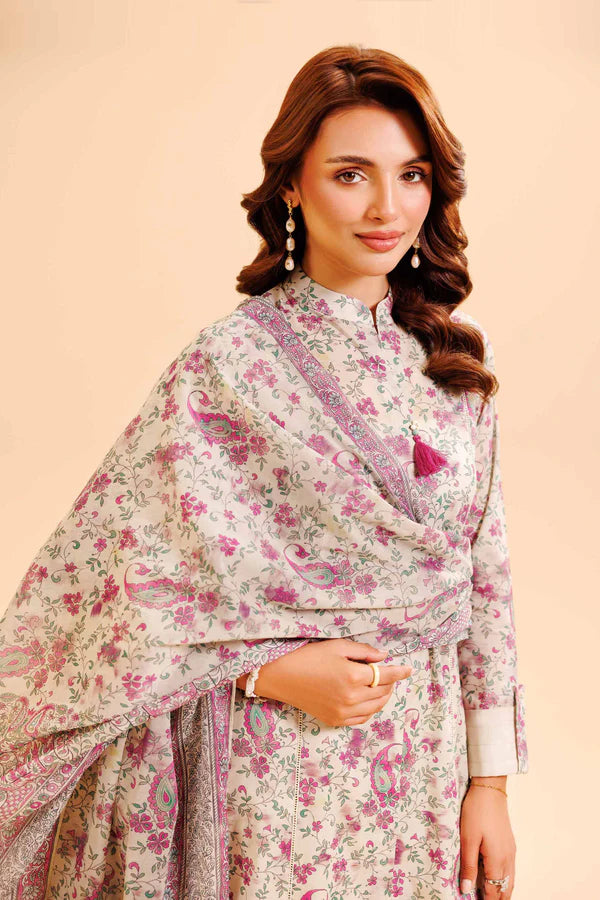Nishat Unstitched 3 Piece | Printed Loose Fabric