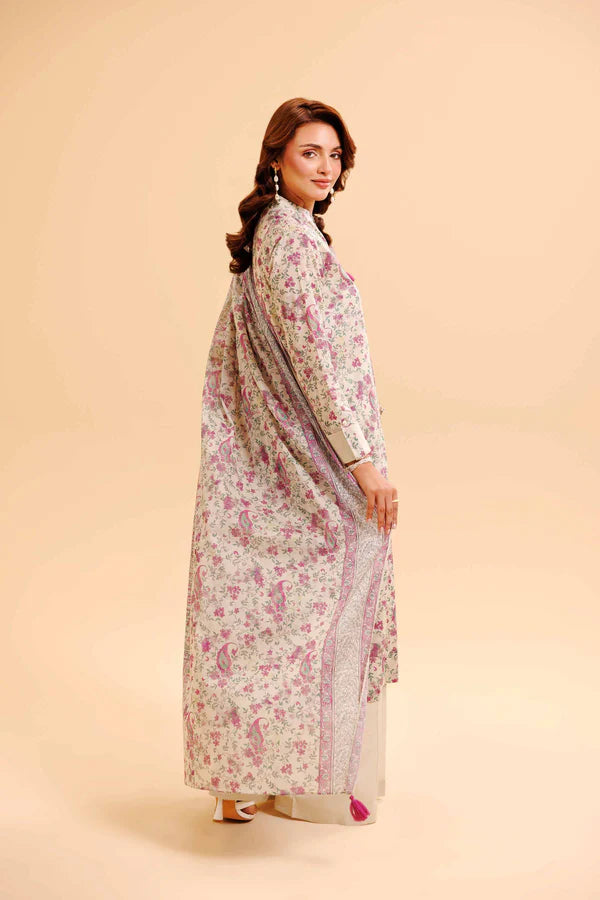 Nishat Unstitched 3 Piece | Printed Loose Fabric