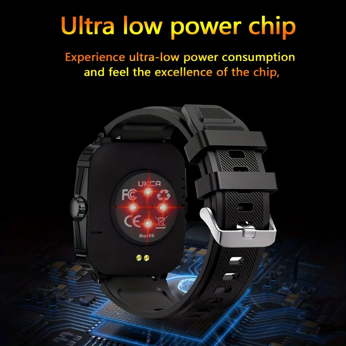 Men’s & Women’s Smart Watch | 4.98cm Screen | Call & Fitness Tracker with Voice Control