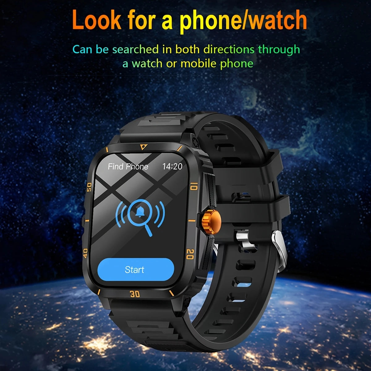 Men’s & Women’s Smart Watch | 4.98cm Screen | Call & Fitness Tracker with Voice Control