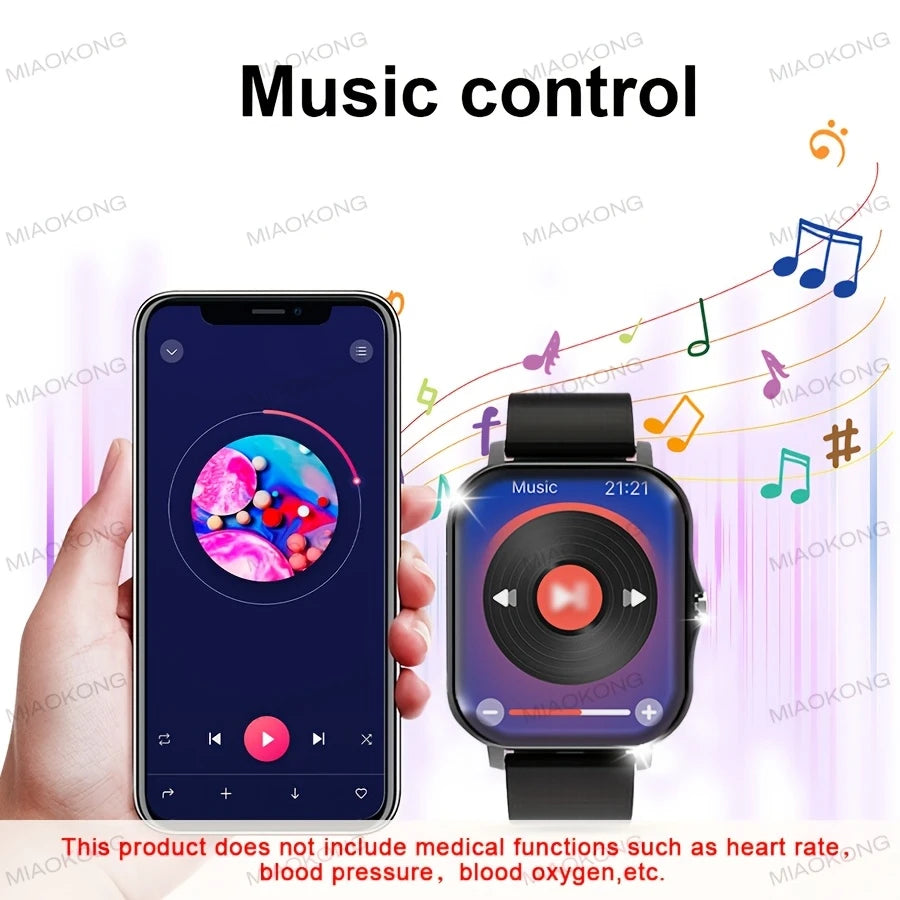 Smart Watch with Call | Messages | 4.65cm Touch Screen