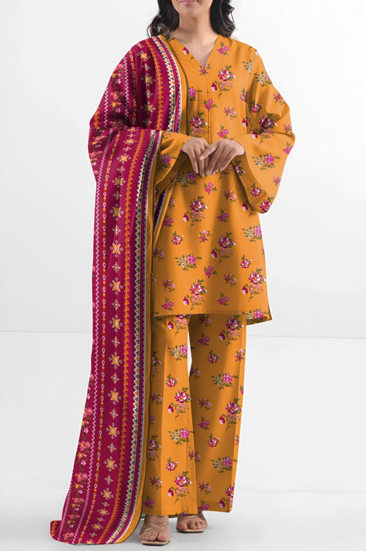 Kayseria Unstitched 3 Piece - Printed Fancy Khaddar Suit