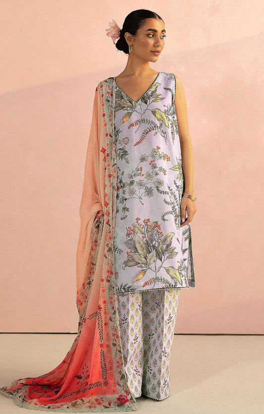 COCO Unstitched 3 Piece - Printed Khaddar Suit