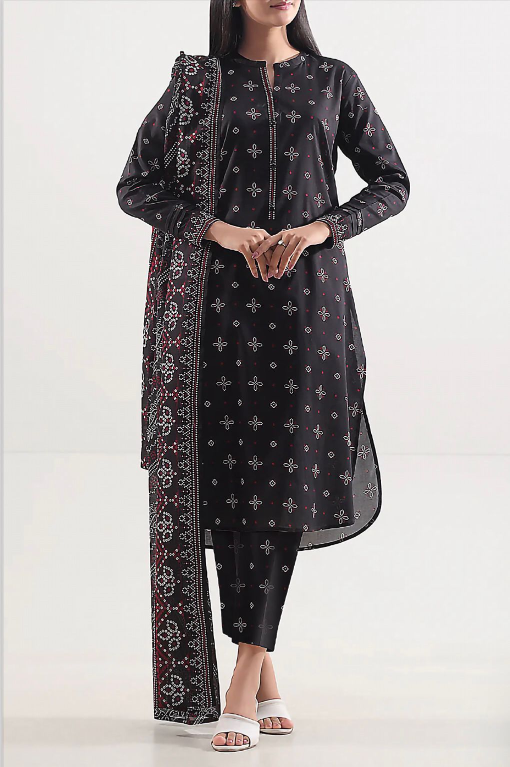 Kayseria Unstitched 3 Piece - Printed Fancy Khaddar Suit