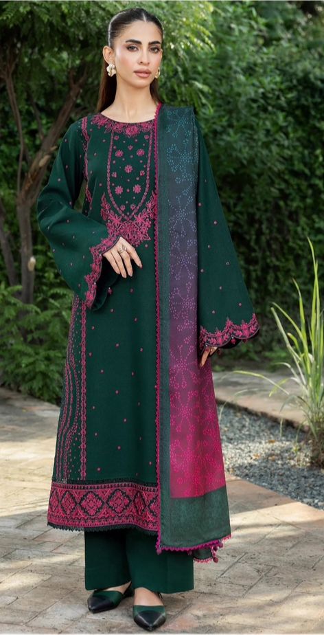 Farasha Full Embroidered Luxury Dhanak