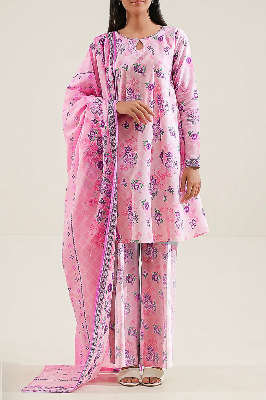 Kayseria Unstitched 3 Piece - Printed Fancy Khaddar Suit