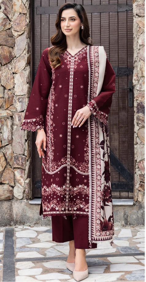 Farasha Full Embroidered Luxury Dhanak
