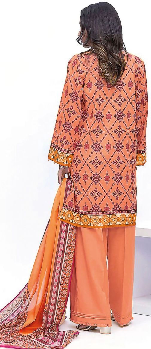 Khaadi Unstitched 3 Piece - Printed Khaddar Suit