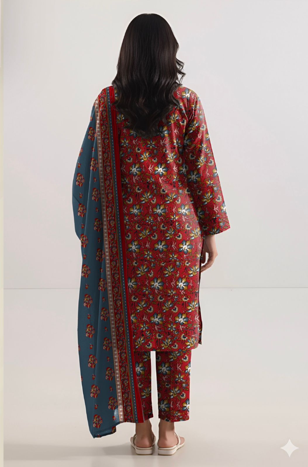 Kayseria Unstitched 3 Piece - Printed Fancy Khaddar Suit