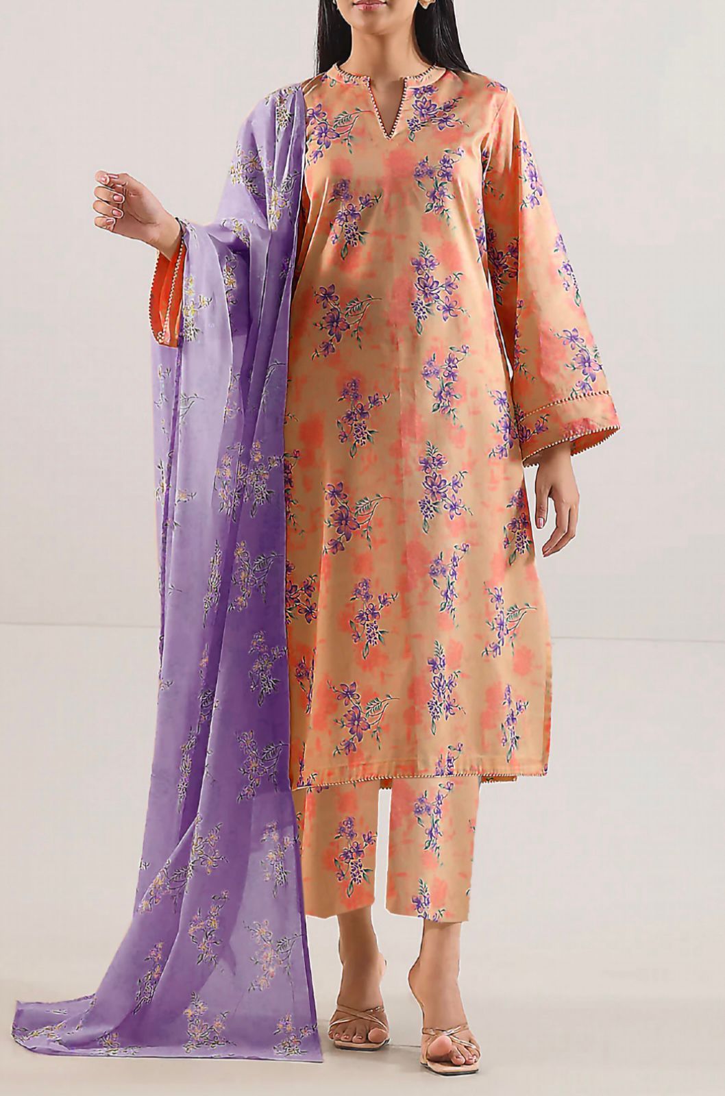 Kayseria Unstitched 3 Piece - Printed Fancy Khaddar Suit