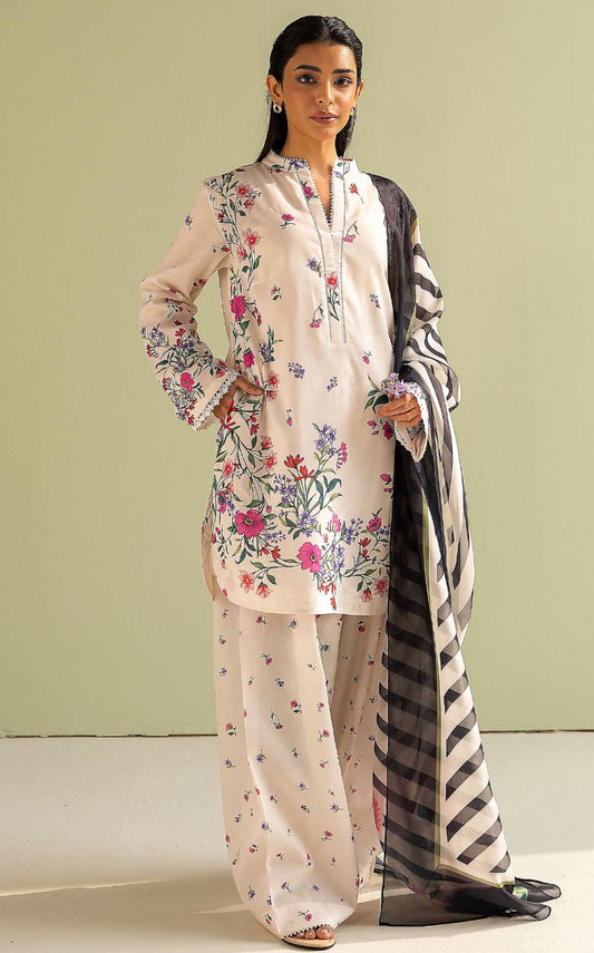 COCO Unstitched 3 Piece - Printed Khaddar Suit