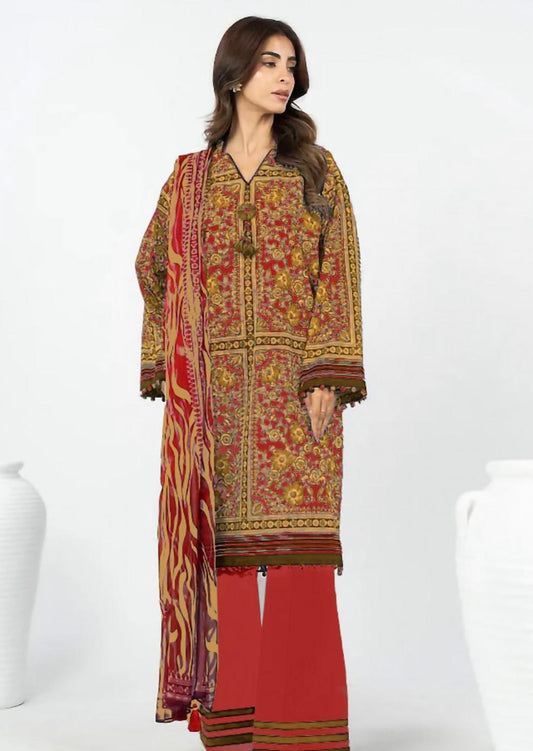 Alkaram Unstitched 3 Piece - Printed Vintax Suit