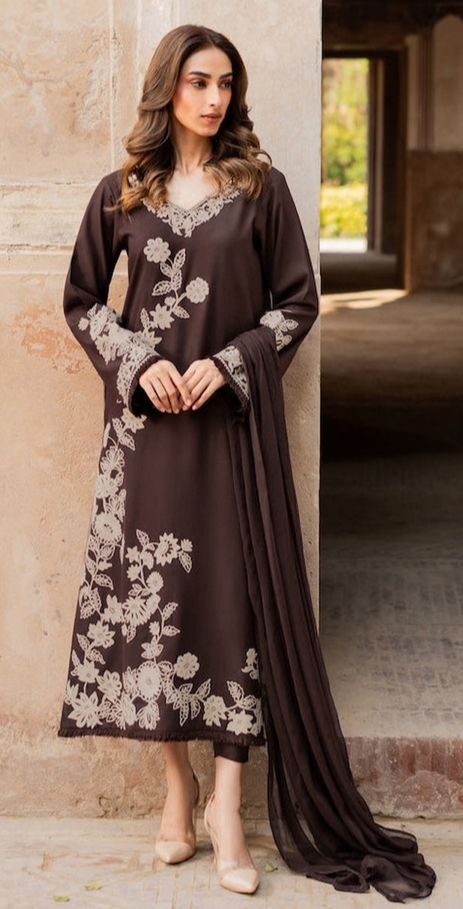 Zara Shahjahan Full Embroidered Luxury Dhanak