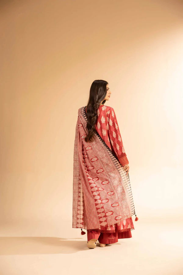 Nishat Unstitched 3 Piece - Printed Khaddar Suit - 42501972