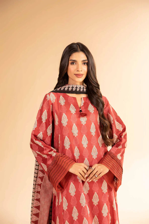 Nishat Unstitched 3 Piece - Printed Khaddar Suit - 42501972