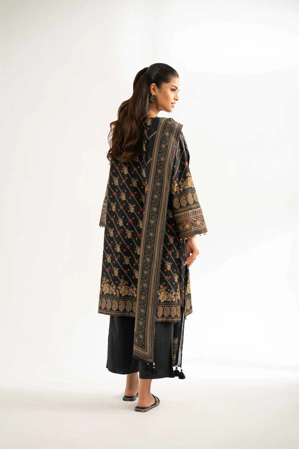 Nishat Unstitched 3 Piece - Printed Khaddar Suit - 42501980