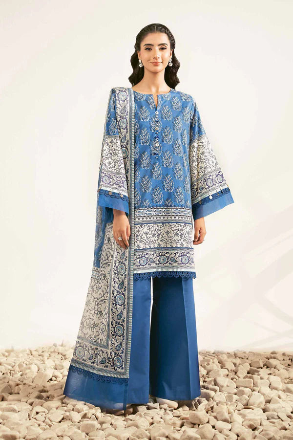 Nishat Unstitched 3 Piece - Printed Khaddar Suit - 42502086