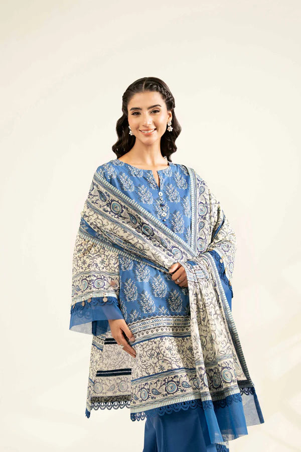 Nishat Unstitched 3 Piece - Printed Khaddar Suit - 42502086