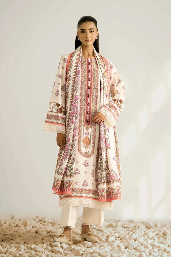 Nishat Unstitched 3 Piece - Printed Khaddar Suit - 42502418