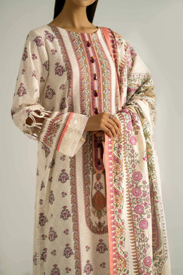 Nishat Unstitched 3 Piece - Printed Khaddar Suit - 42502418