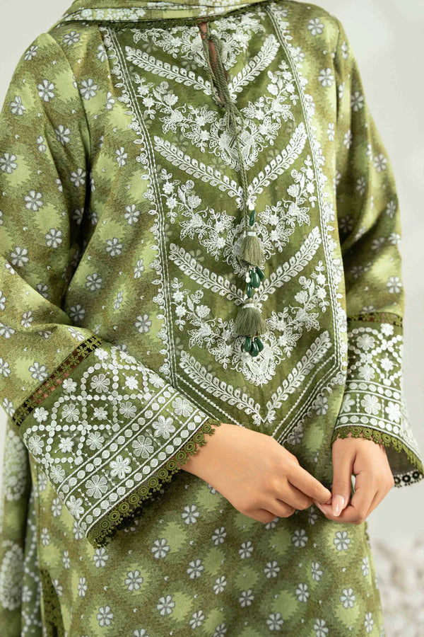 Nishat Unstitched 3 Piece - Printed Khaddar Suit - 42502086