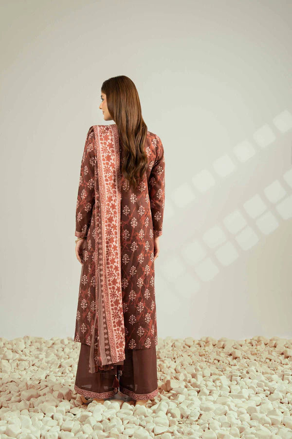 Nishat Unstitched 3 Piece - Printed Khaddar Suit - 42502427