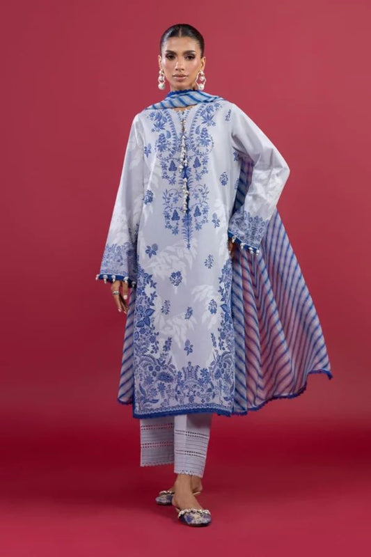 Sana Safinaz Printed Lawn Unstitched 3 Piece