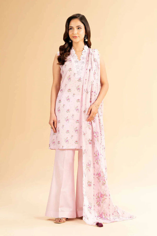 Nishat Unstitched 3 Piece | Printed Loose Fabric