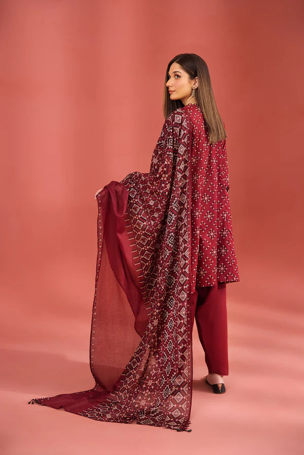 Nishat Unstitched 3 Piece | Printed Suit