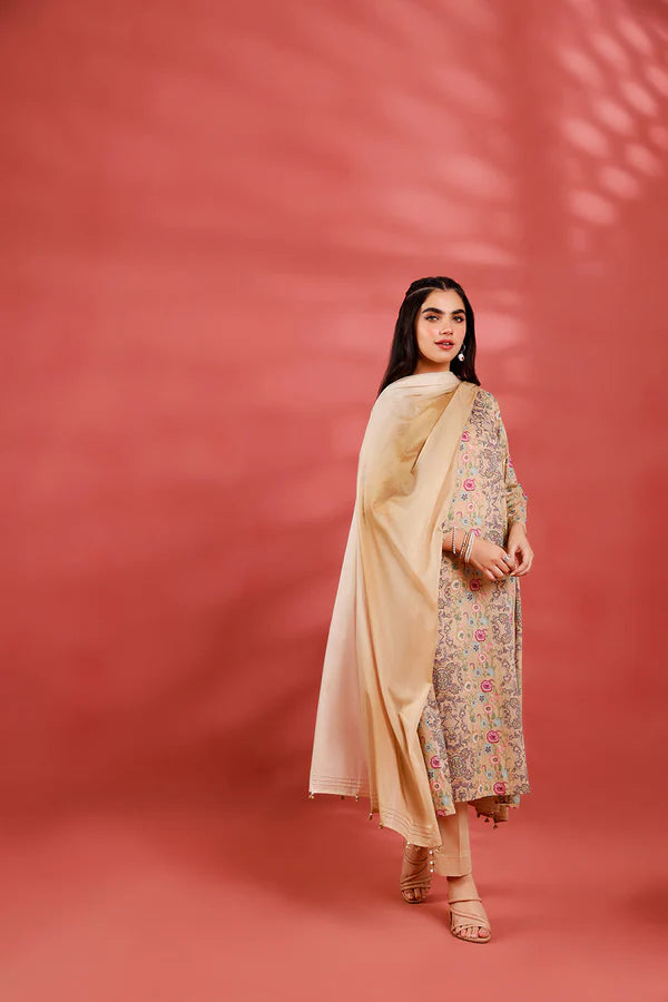 Nishat Unstitched 3 Piece | Printed Suit
