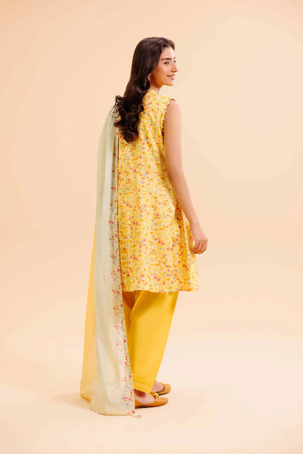 Nishat Unstitched 3 Piece | Printed Loose Fabric