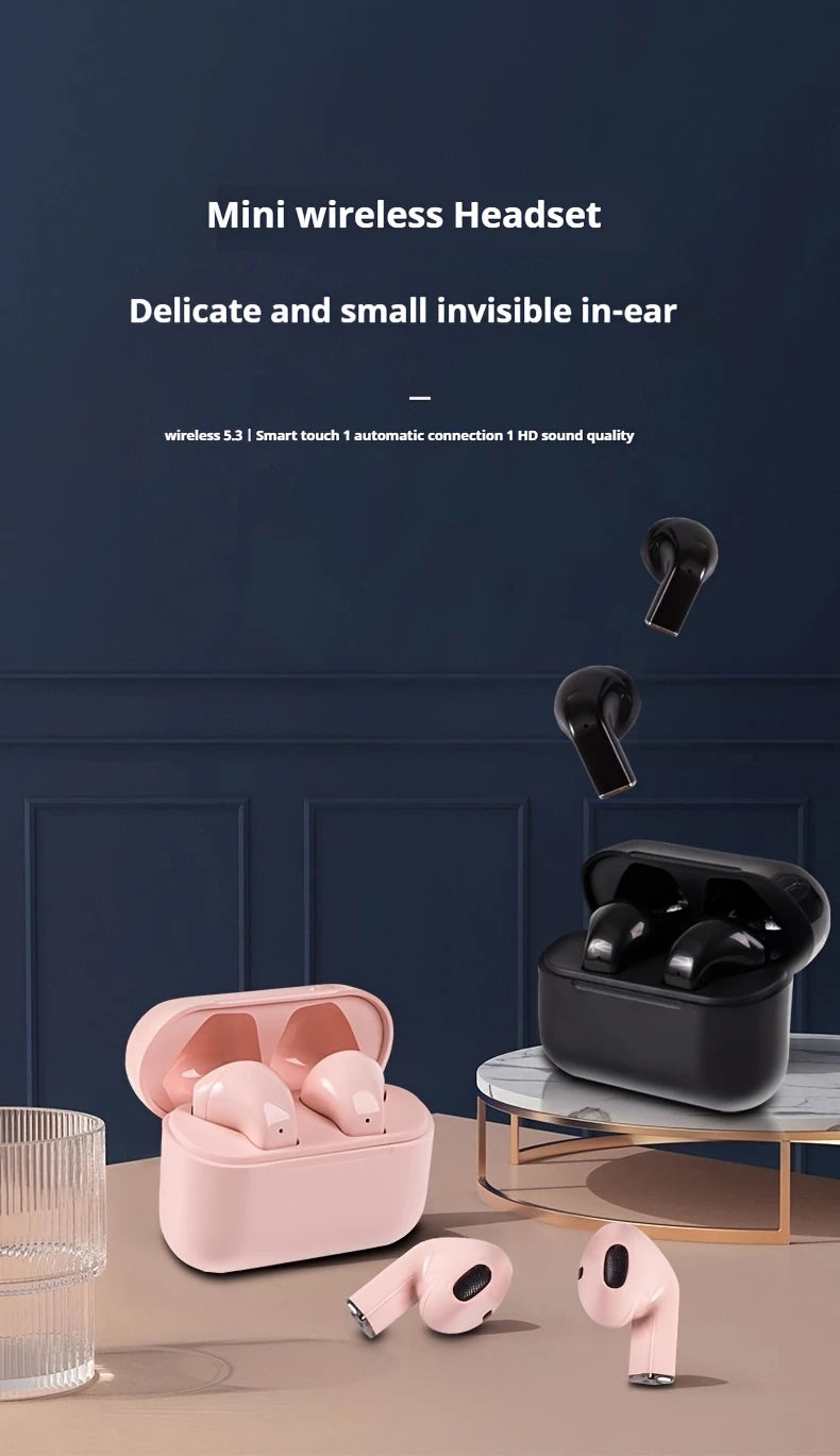 Wireless Earbuds | Deep Bass | Stereo Sound| Type-C Charging | Mic for Calls | Android Compatible