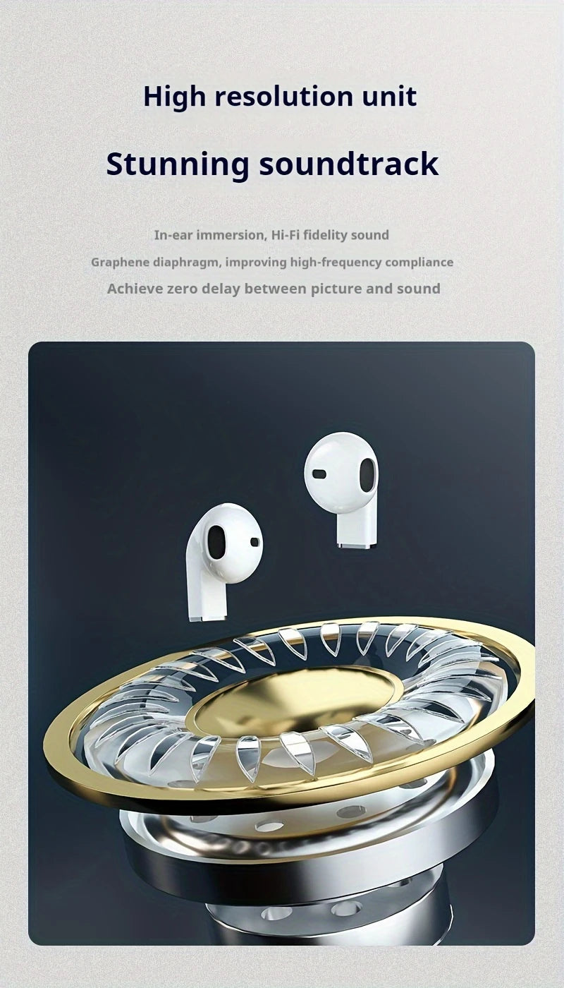 Wireless Earbuds | Deep Bass | Stereo Sound| Type-C Charging | Mic for Calls | Android Compatible