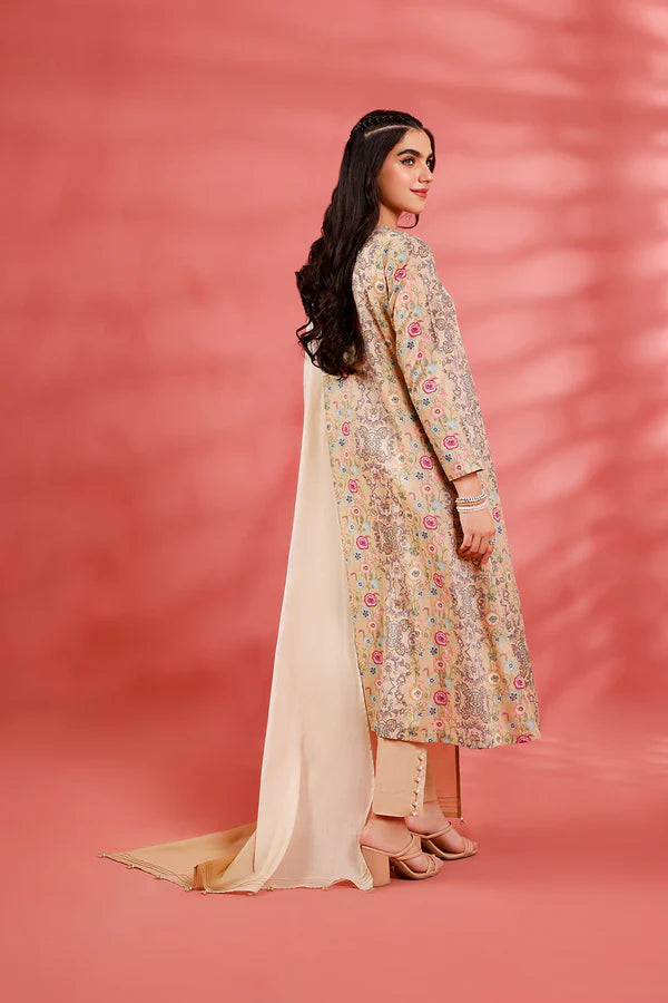 Nishat Unstitched 3 Piece | Printed Suit